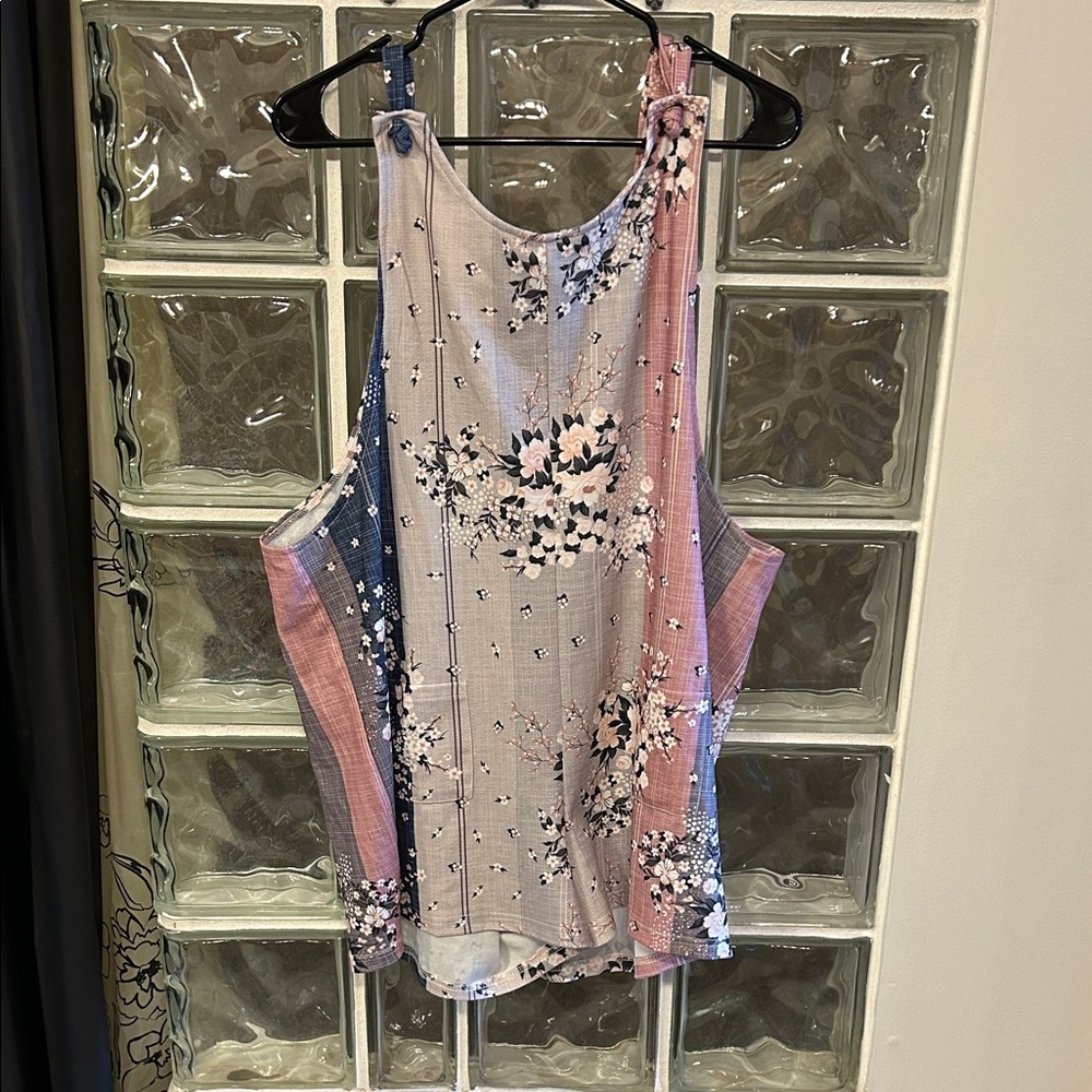 SHEIN Shorts Romper - Floral Patchwork